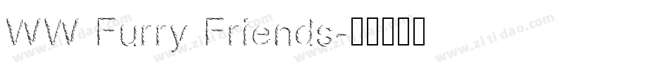 WW Furry Friends字体转换